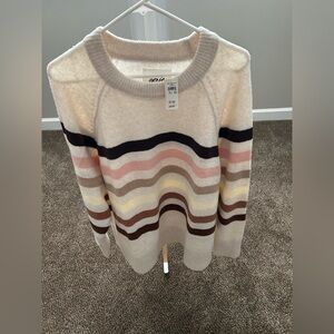 aerie Real Good Oversize Long Sleeve Cozy Pullover Crew Sweater Large NWT